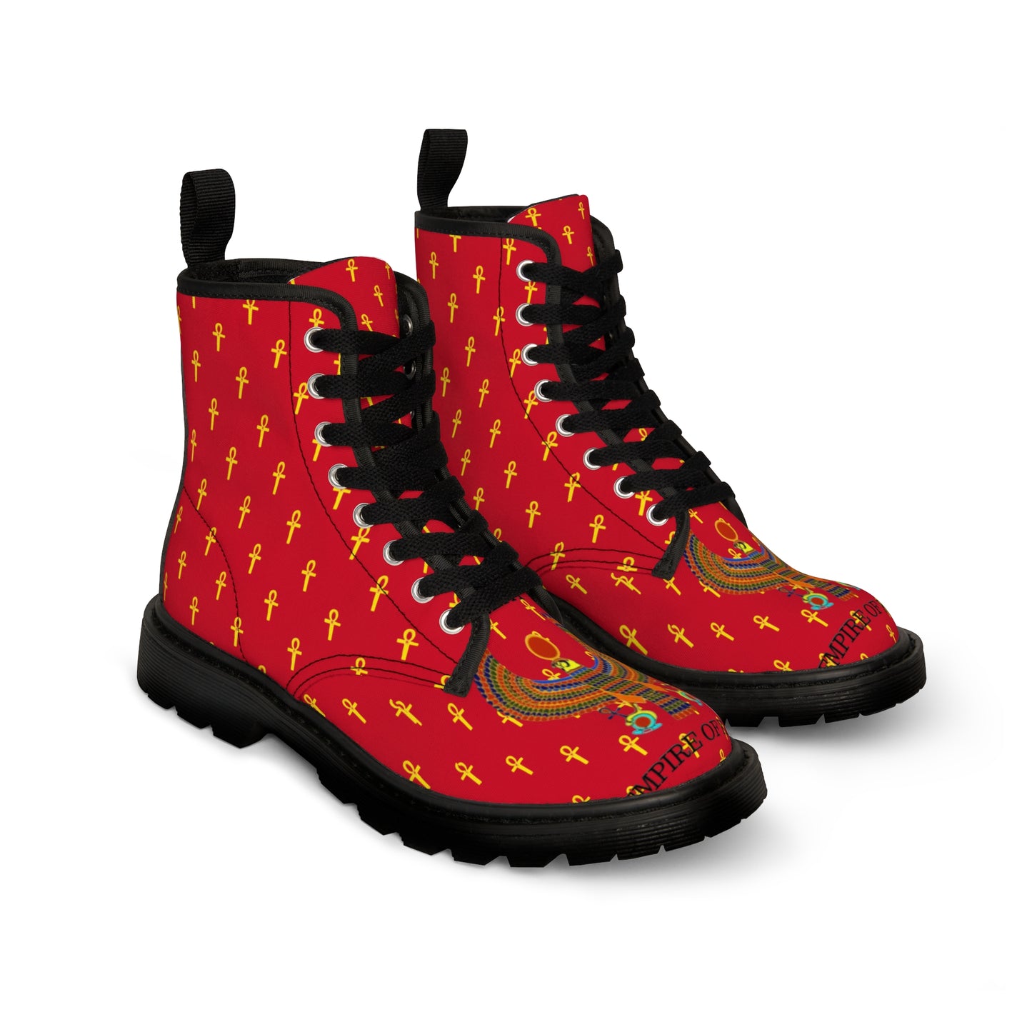 Bottes en toile pour femme – Marque Great Empire of Kemet | Style audacieux, confort et héritage