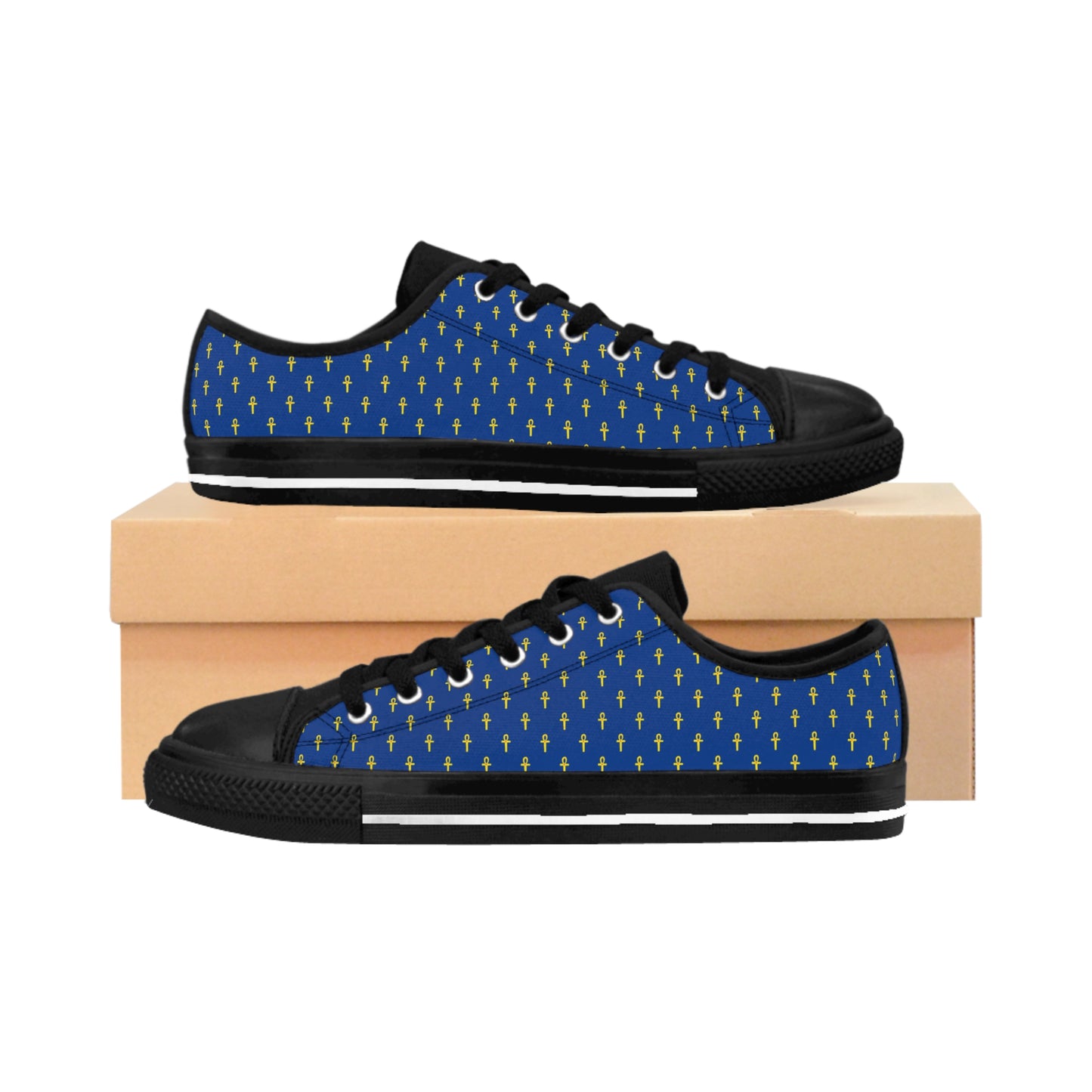 Baskets Bleu pour homme – Marque Great Empire of Kemet | Style audacieux, confort et héritage