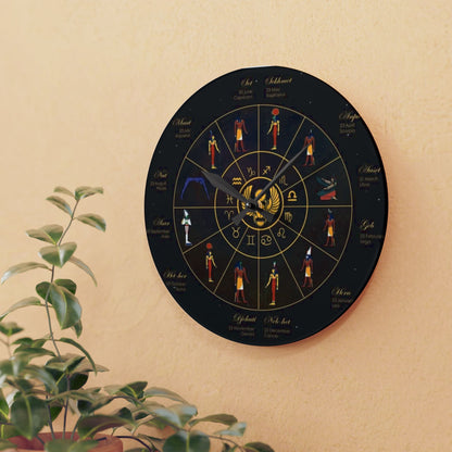 Kemet Afrikan Royal Calendar Wall Clock