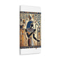 Kemet Art Bleu & Red Canvas | Vibrant Colors, Timeless Heritage