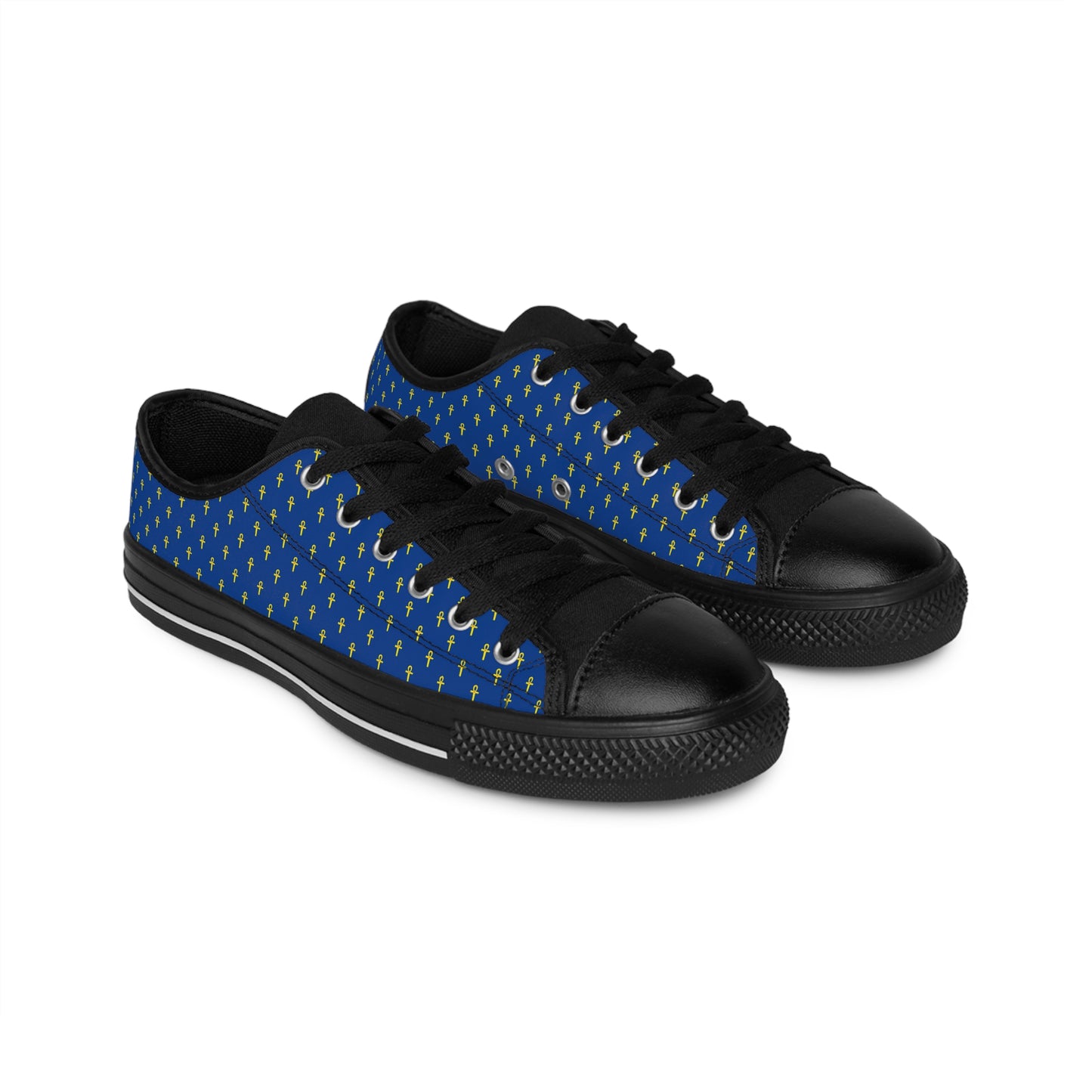 Bleu Men's Sneakers - Great Empire of Kemet Branded | Bold Style, Comfort, and Heritage