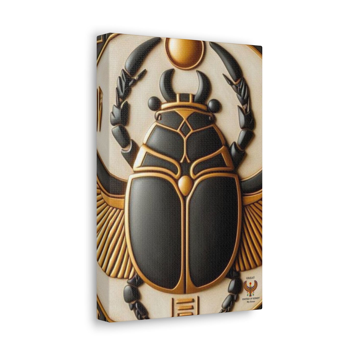 Great Scarab Beetles Canvas