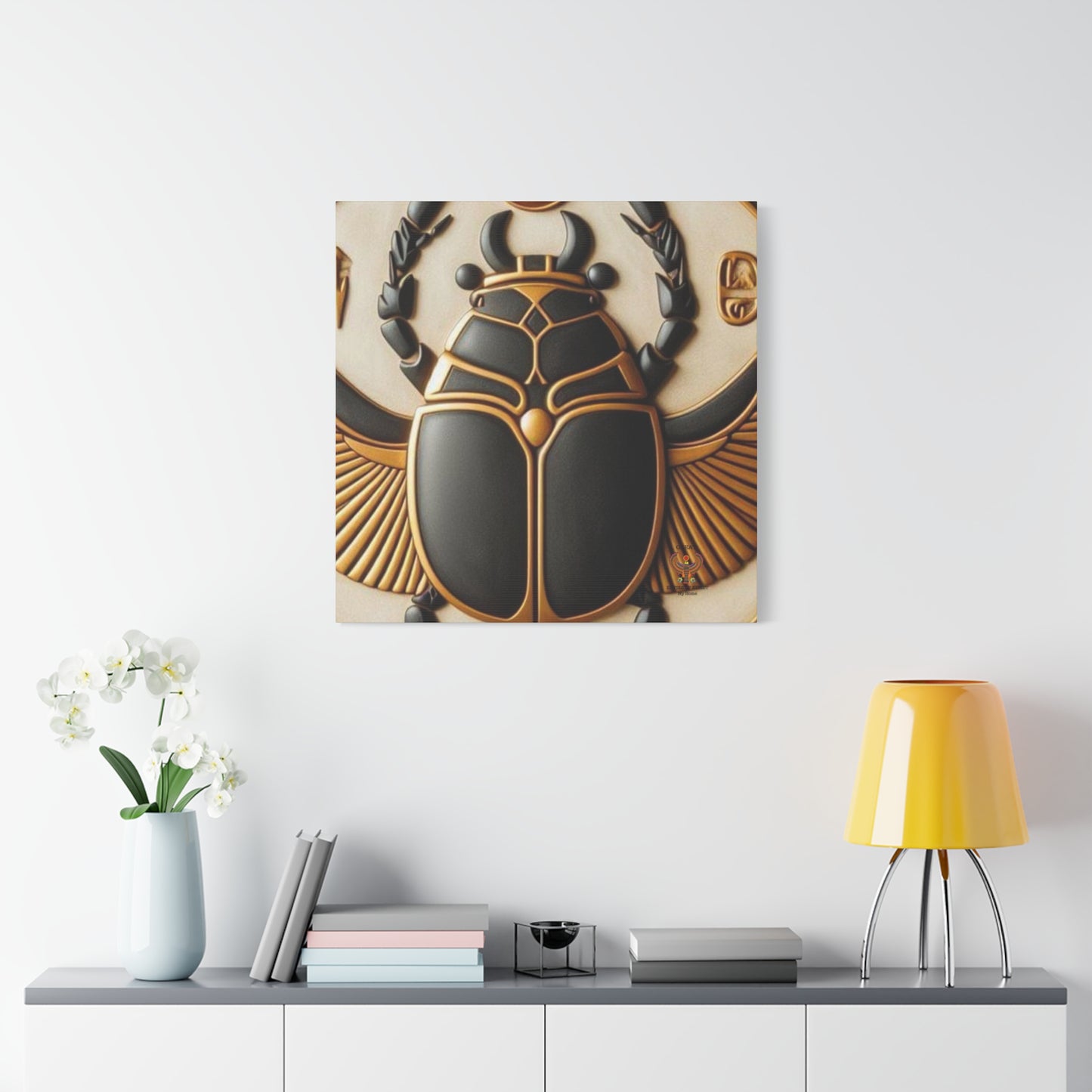 Great Scarab Beetles Canvas