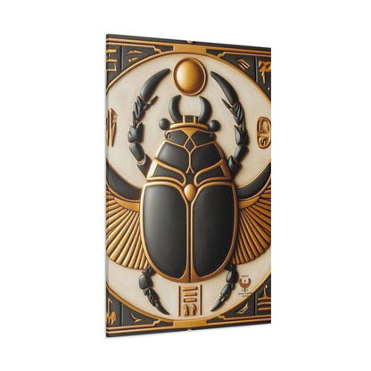 Great Scarab Beetles Canvas