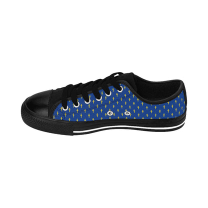 Bleu Men's Sneakers - Great Empire of Kemet Branded | Bold Style, Comfort, and Heritage