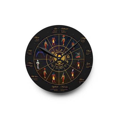 Kemet Afrikan Royal Calendar Wall Clock