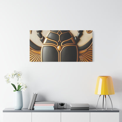 Great Scarab Beetles Canvas