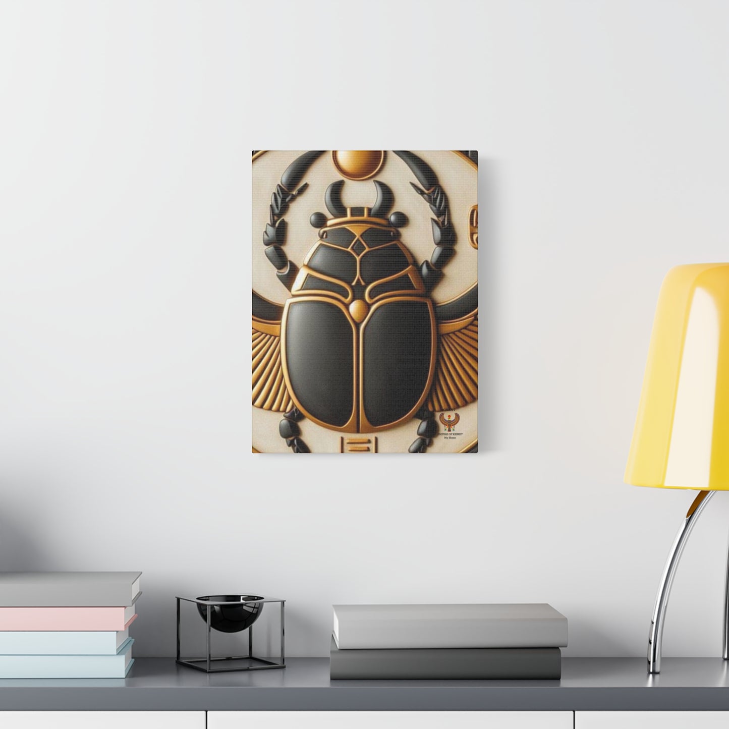 Great Scarab Beetles Canvas