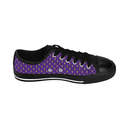 Purple Men's Sneakers - Great Empire of Kemet Branded