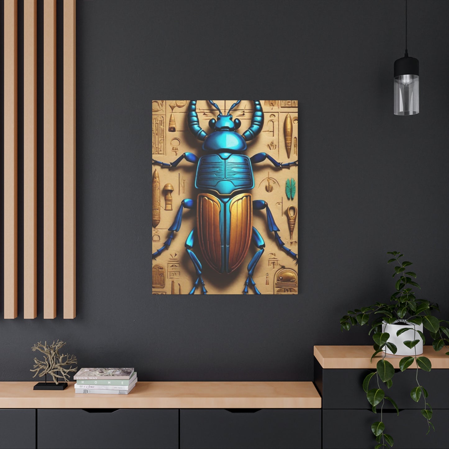 Scarab Beetle Canvas