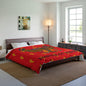 Red Comforter - Great Empire of Kemet Branded | Bold Style, Comfort, and Heritage