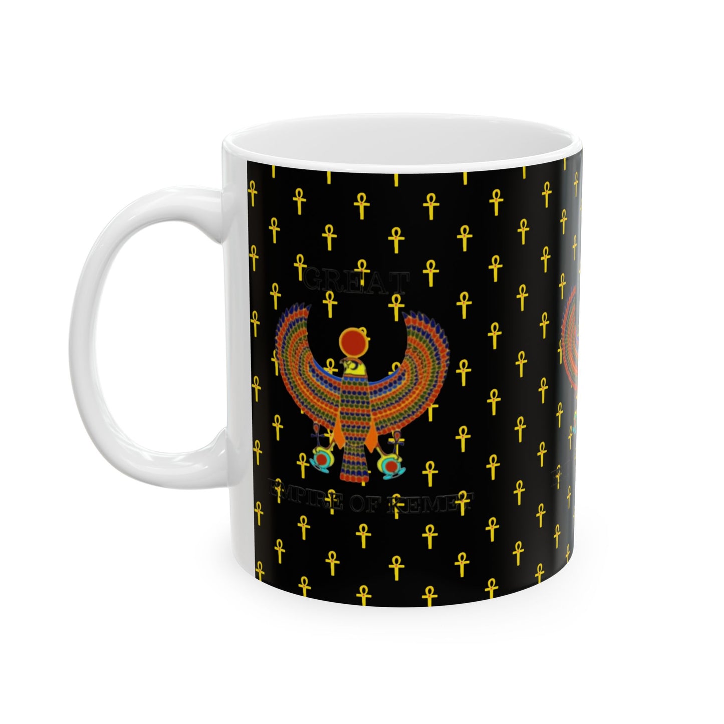 Ceramic Mug (11oz, 15oz) - Great Empire of Kemet Branded | Bold Style, Comfort, and Heritage