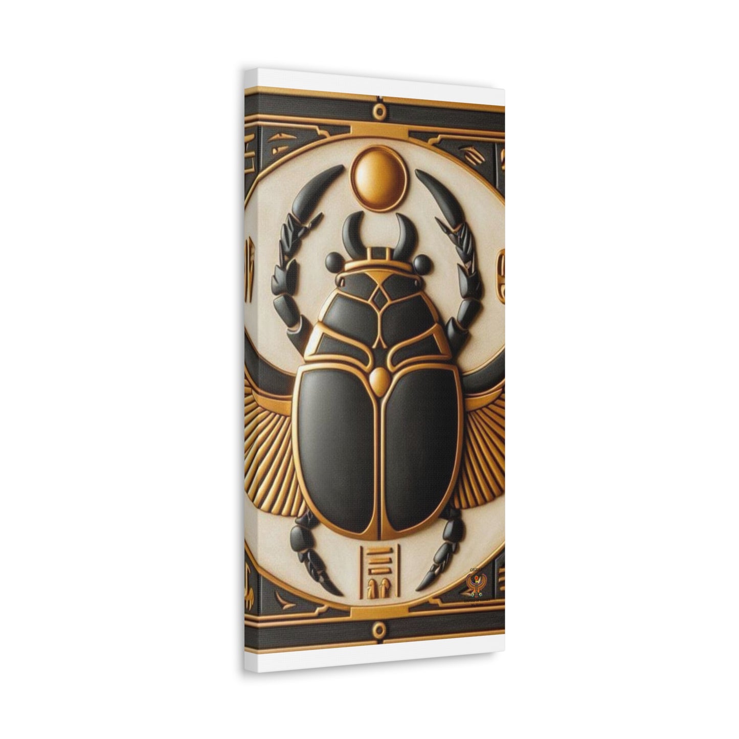 Great Scarab Beetles Canvas