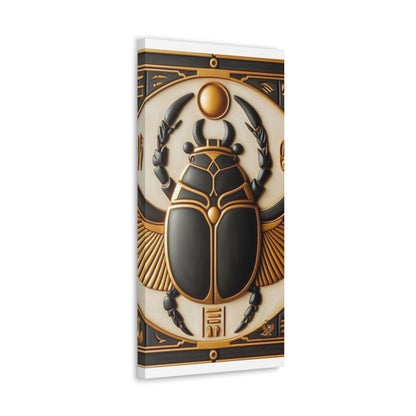 Great Scarab Beetles Canvas