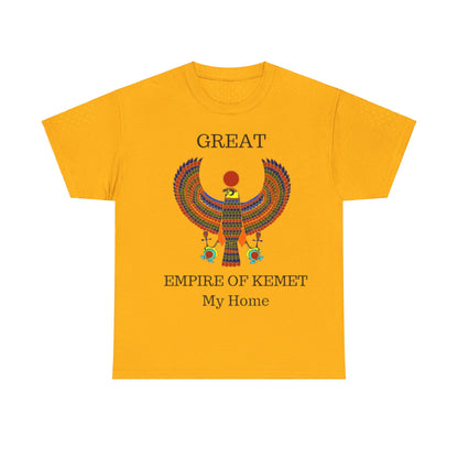 Unisex Heavy Cotton Tee - Great Empire of Kemet Branded | Style, Comfort, and Heritage