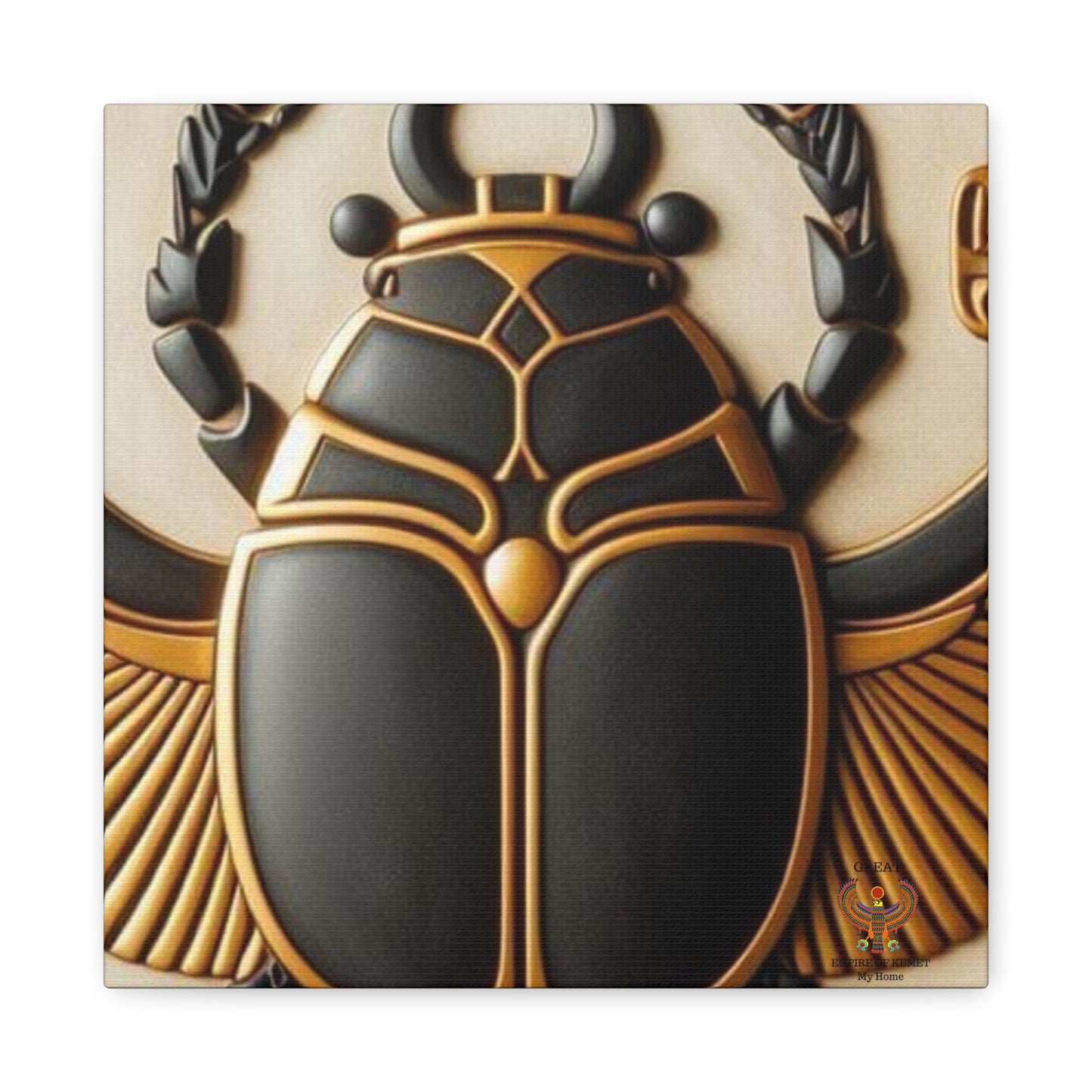 Great Scarab Beetles Canvas