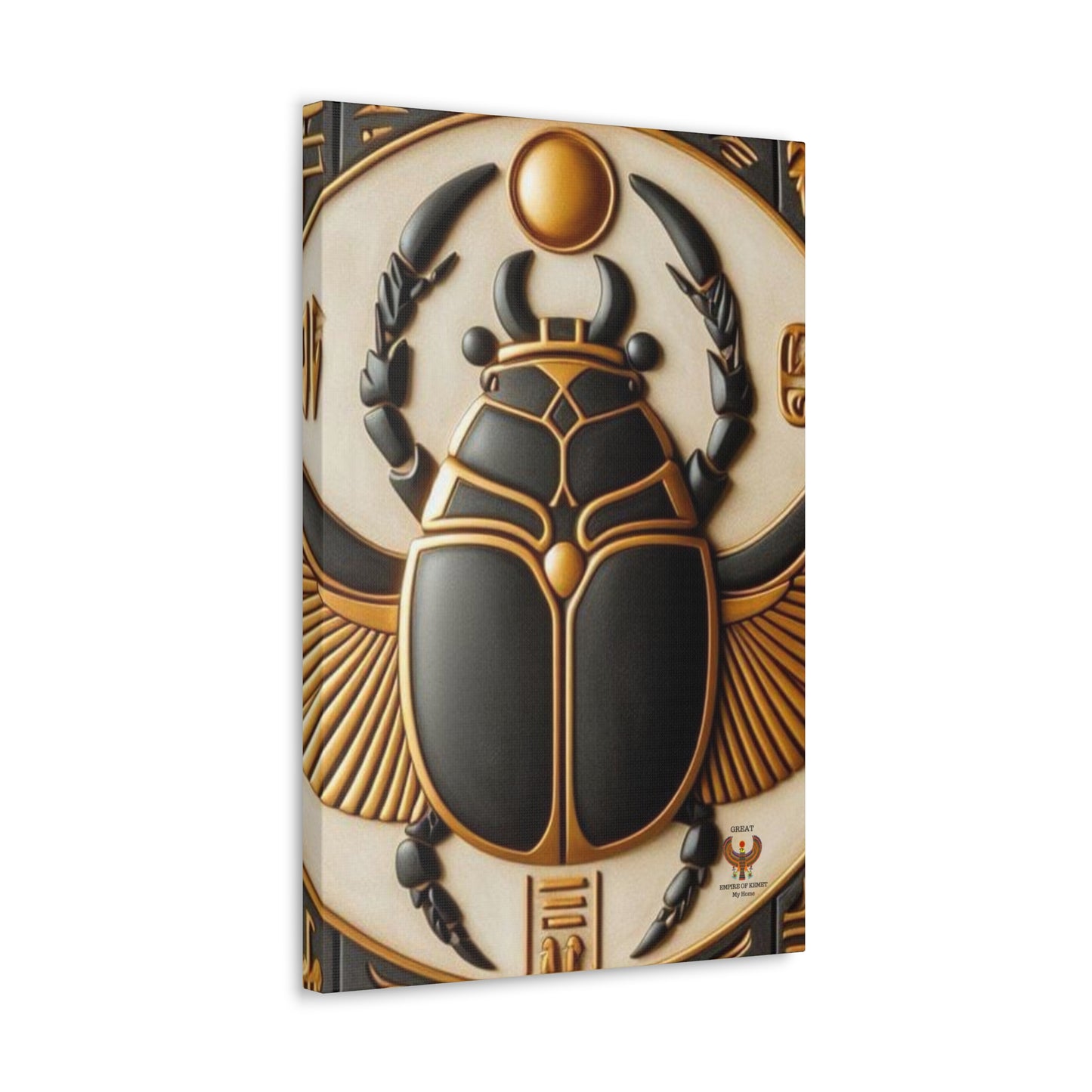 Great Scarab Beetles Canvas