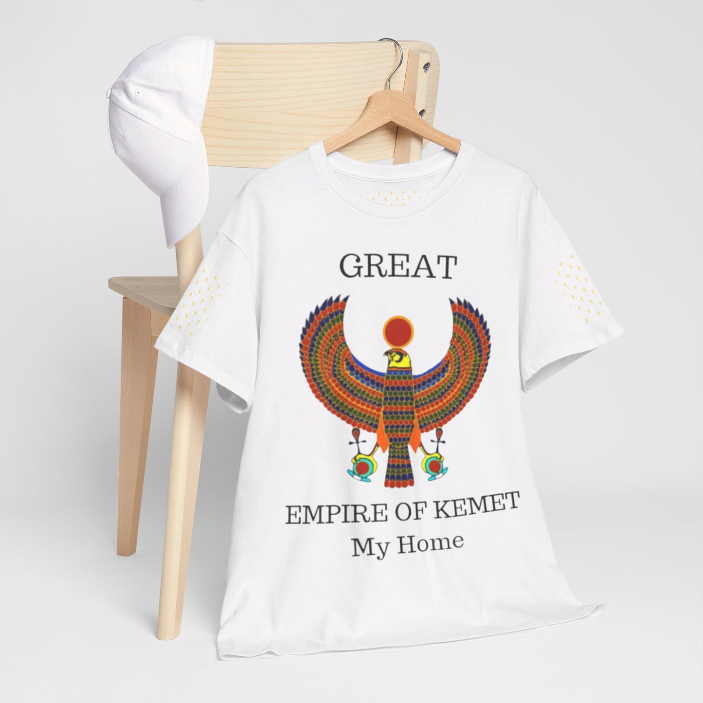 Unisex Heavy Cotton Tee - Great Empire of Kemet Branded | Style, Comfort, and Heritage