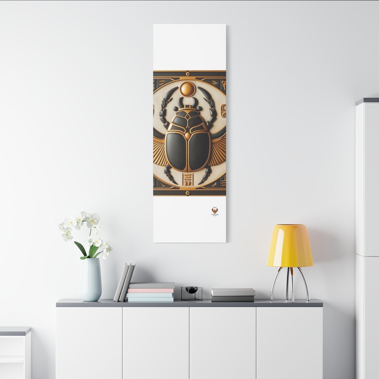 Great Scarab Beetles Canvas