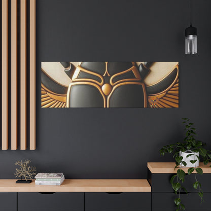 Great Scarab Beetles Canvas