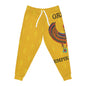 Yellow Athletic Joggers - Great Empire of Kemet Branded | Bold Style, Comfort, and Heritage