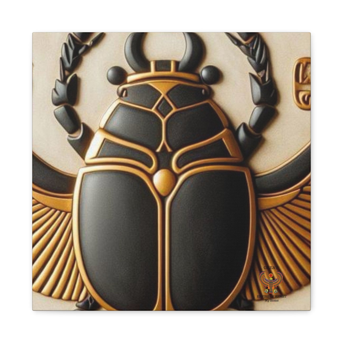 Great Scarab Beetles Canvas