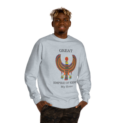 Official Unisex Crew Neck Sweatshirt - Great Empire of Kemet Branded | Bold Style, Comfort, and Heritage