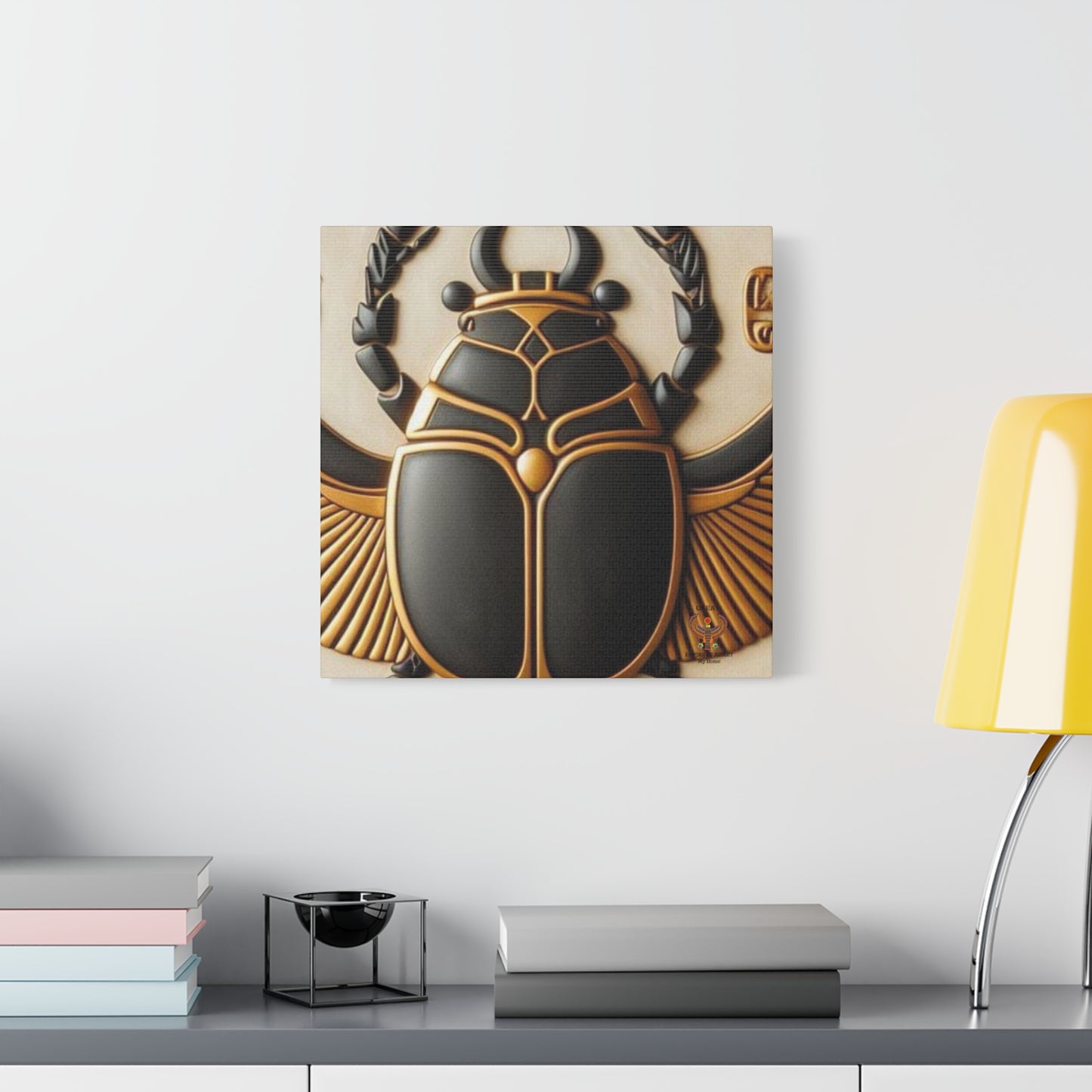 Great Scarab Beetles Canvas