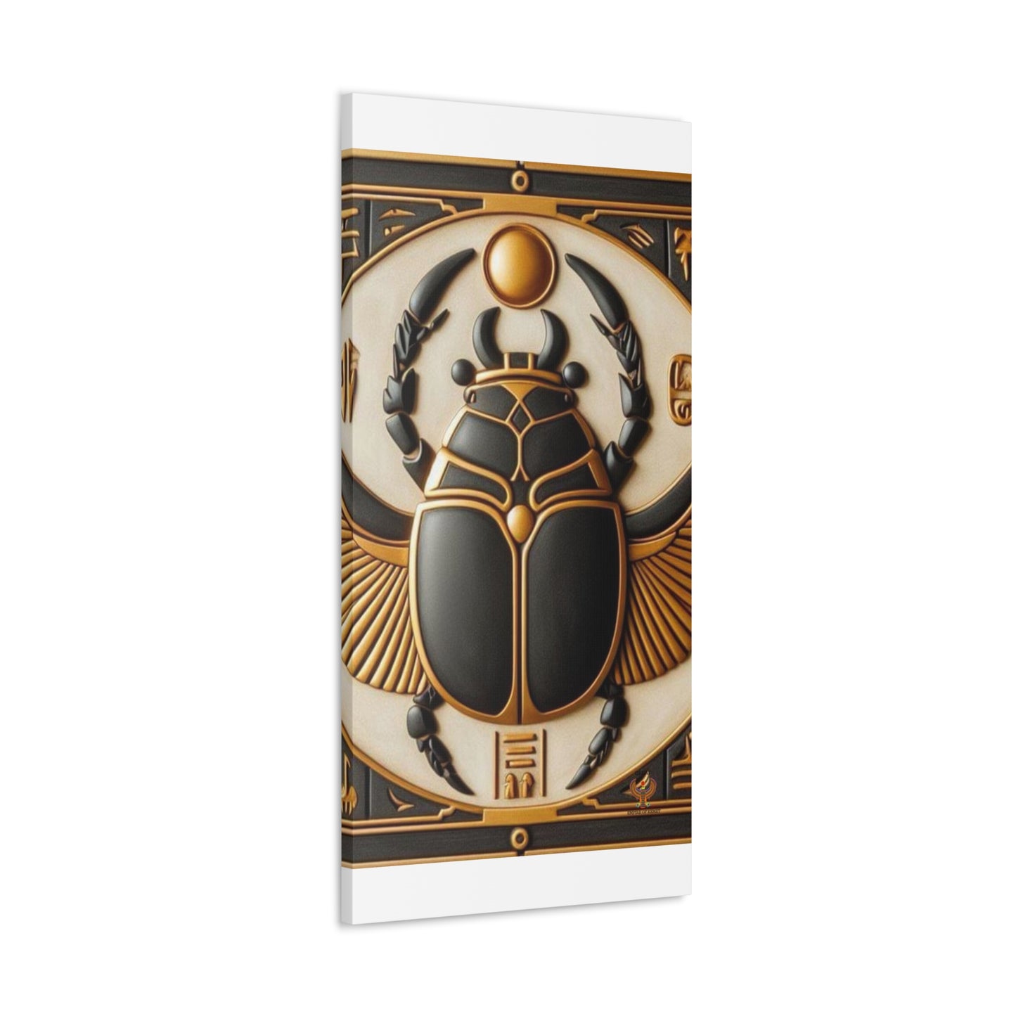 Great Scarab Beetles Canvas