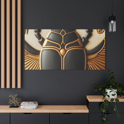 Great Scarab Beetles Canvas