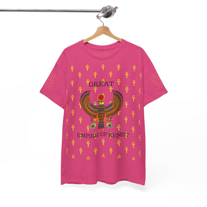 Unisex Heavy Cotton Tee - Great Empire of Kemet Branded | Bold Style, Comfort, and Heritage