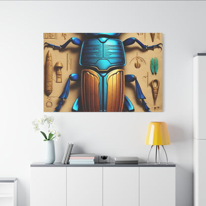 Scarab Beetle Canvas