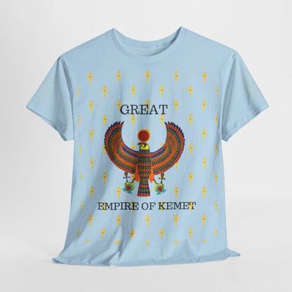 Unisex Heavy Cotton Tee - Great Empire of Kemet Branded | Bold Style, Comfort, and Heritage