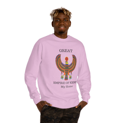 Official Unisex Crew Neck Sweatshirt - Great Empire of Kemet Branded | Bold Style, Comfort, and Heritage