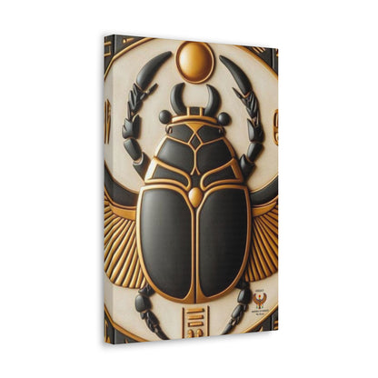 Great Scarab Beetles Canvas