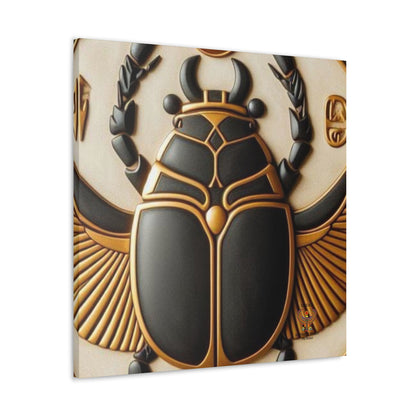 Great Scarab Beetles Canvas