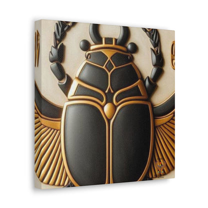 Great Scarab Beetles Canvas