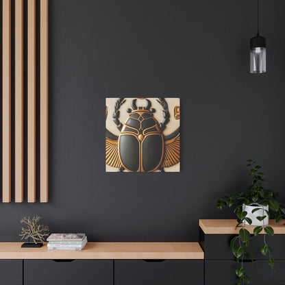 Great Scarab Beetles Canvas