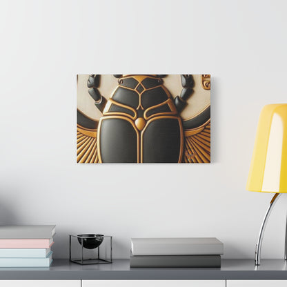 Great Scarab Beetles Canvas