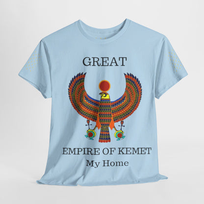 Unisex Heavy Cotton Tee - Great Empire of Kemet Branded | Style, Comfort, and Heritage