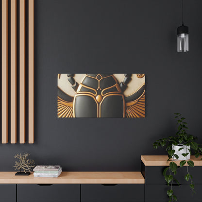 Great Scarab Beetles Canvas