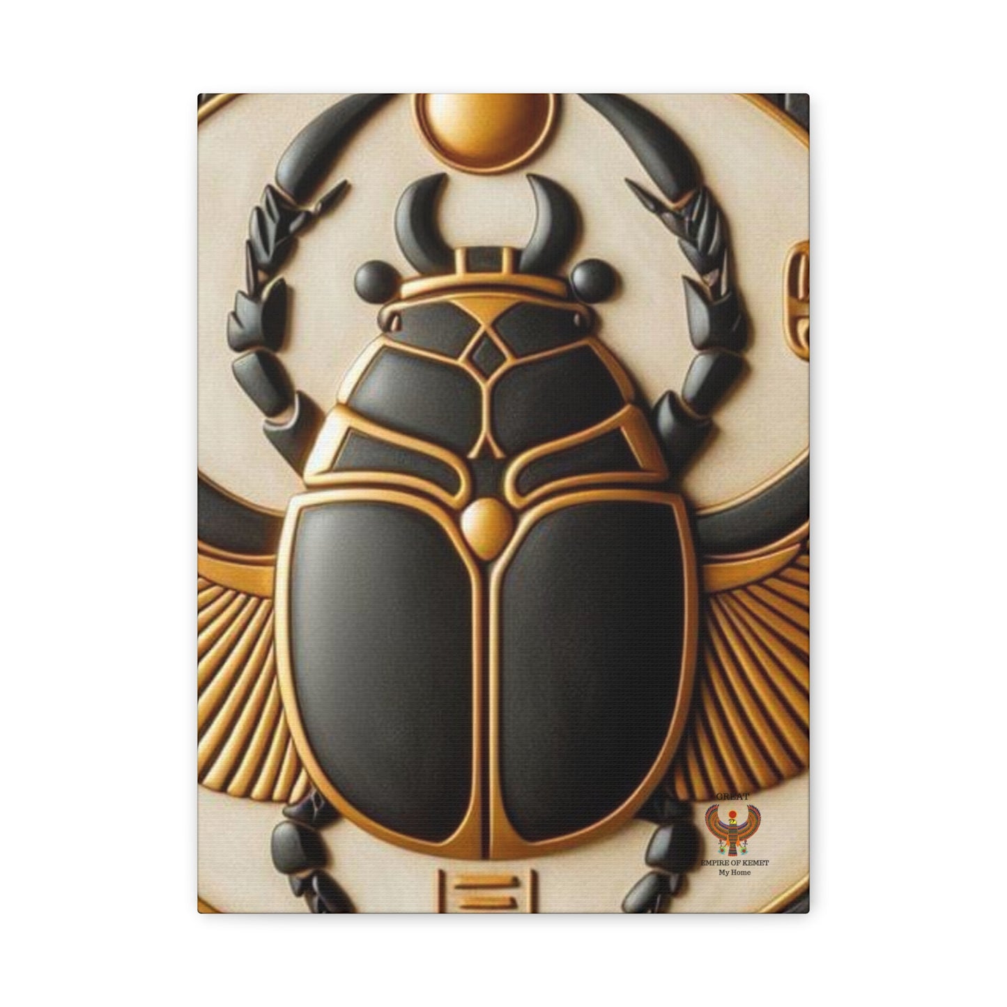 Great Scarab Beetles Canvas