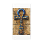 Ankh (Blue) Art Canvas | Symbol of Life and Eternity