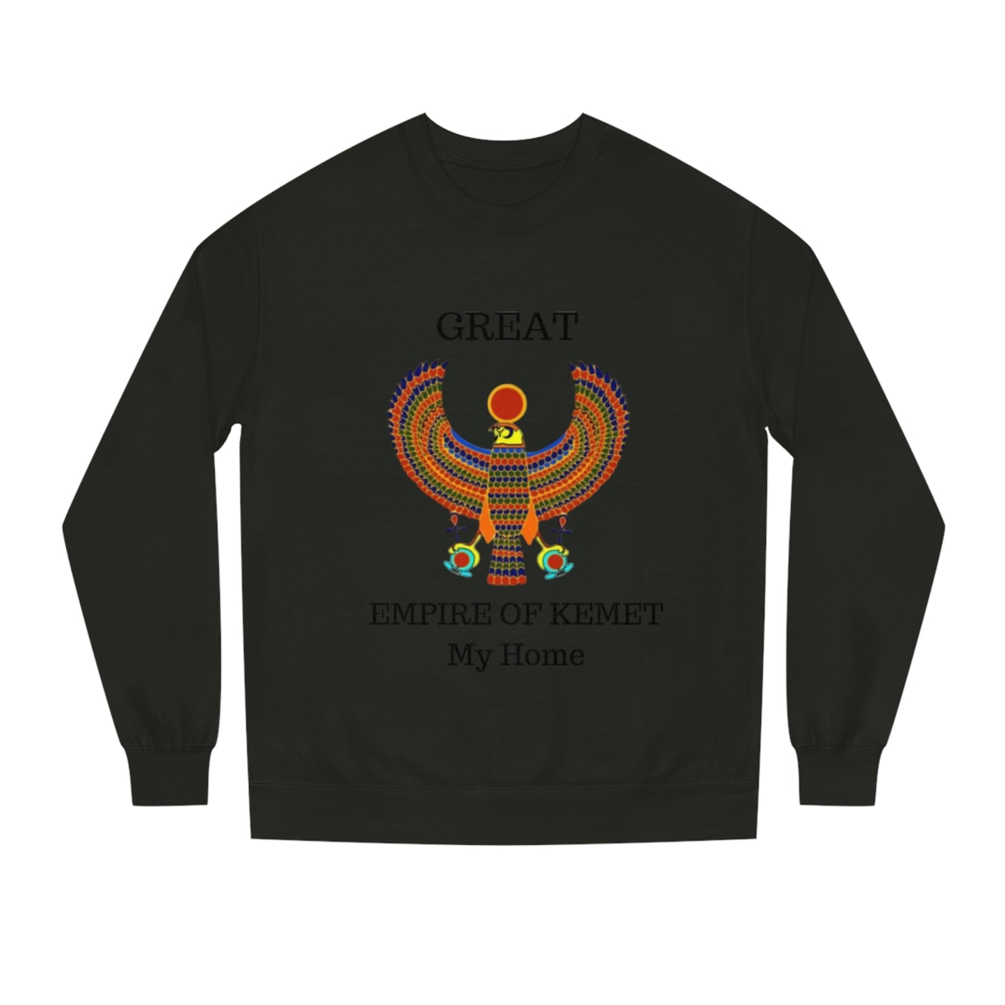 Official Unisex Crew Neck Sweatshirt - Great Empire of Kemet Branded | Bold Style, Comfort, and Heritage