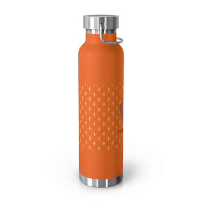 Copper water Bottle, 22oz  - Great Empire of Kemet Branded | Bold Style, Comfort, and Heritage