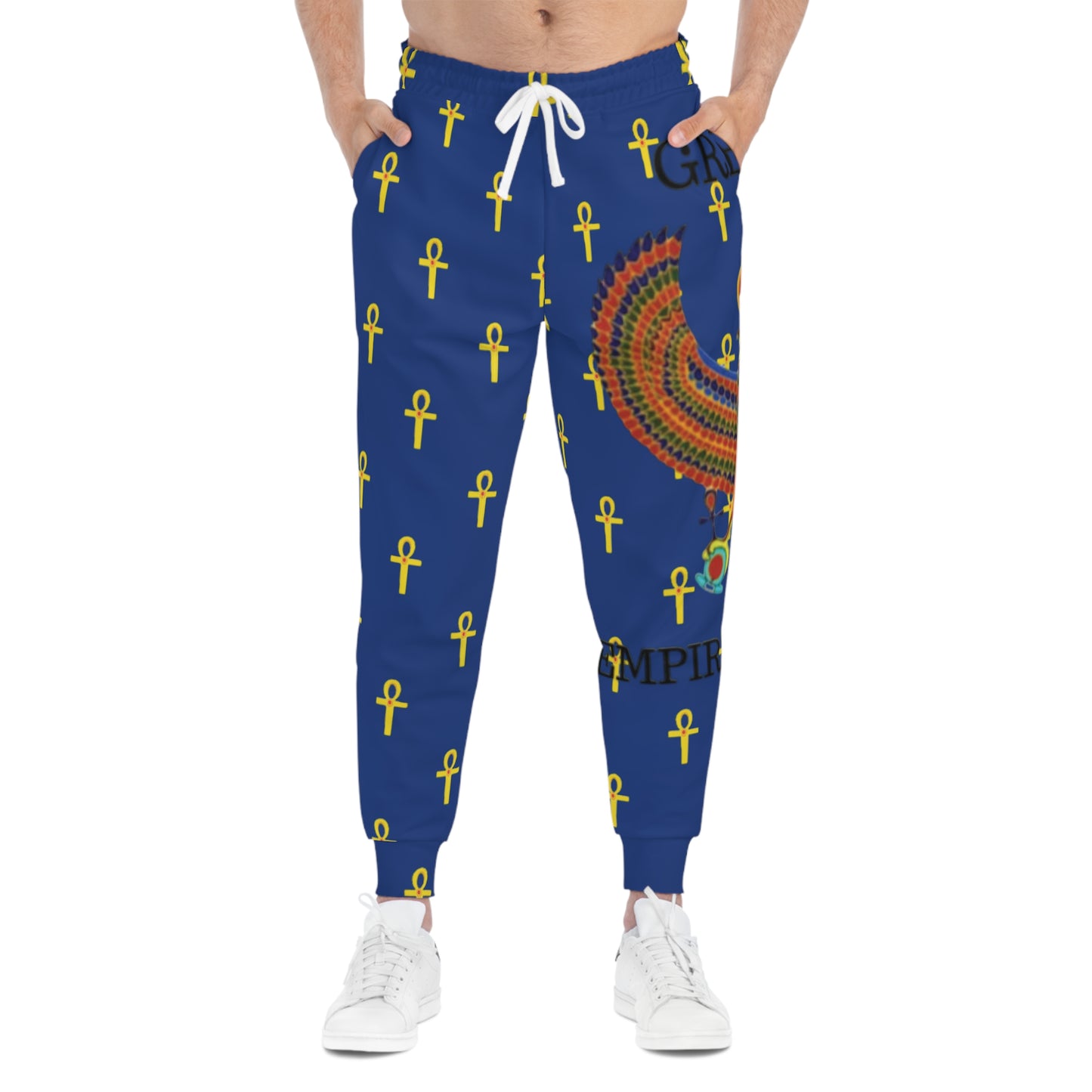 Bleu Athletic Joggers - Great Empire of Kemet Branded | Style, Performance, and Heritage