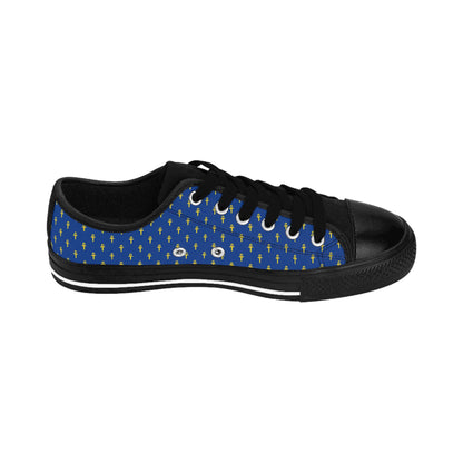 Bleu Men's Sneakers - Great Empire of Kemet Branded | Bold Style, Comfort, and Heritage