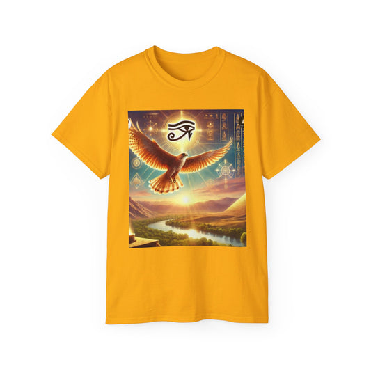 Heru Season | Unisex Ultra Cotton | Zodiac & Falcon Design