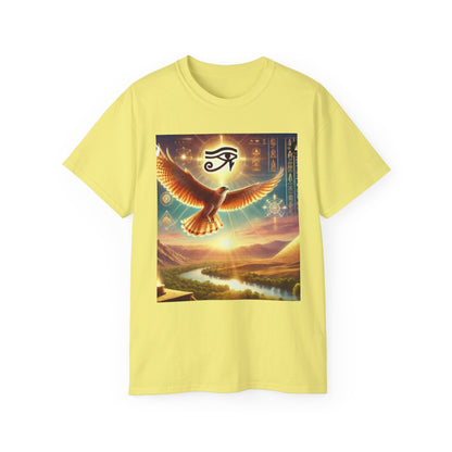 Heru Season | Unisex Ultra Cotton | Zodiac & Falcon Design
