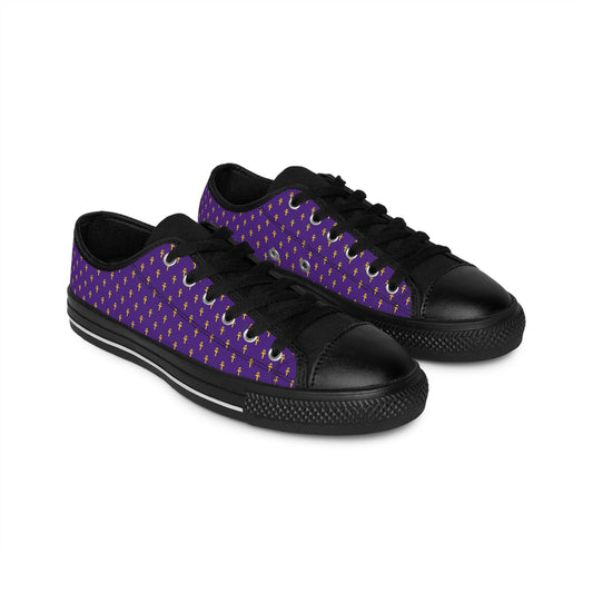 Purple Men's Sneakers - Great Empire of Kemet Branded